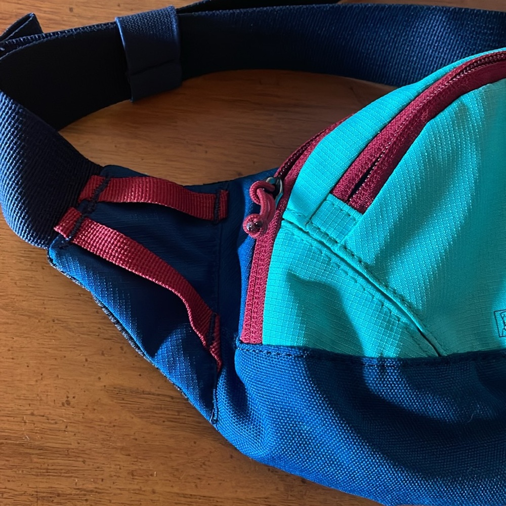 RuffWear Teal Navy Red Waist Pack - Picture 4 of 4